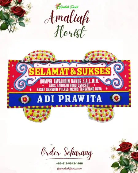Papan Bunga Ucapan Selamat Sukadamai
