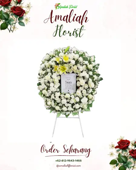 Krans Bunga Duka Sukadamai
